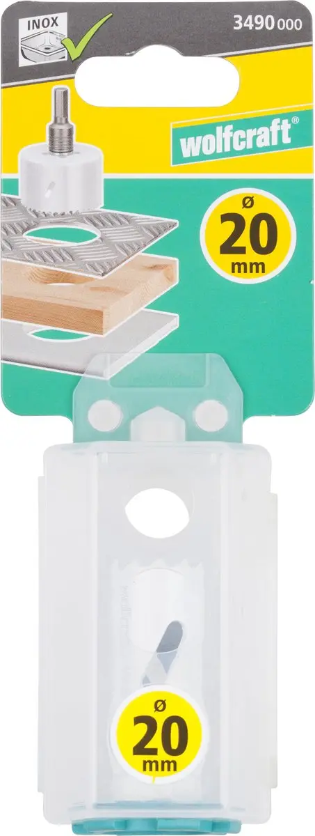 Wolfcraft Gatenzaag 20mm Boorkroon BiM 3490000
