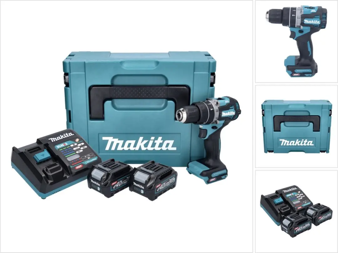 Makita HP002GA202 Accu Klopboormachine 40V - 2x 2.5Ah - afbeelding 6 van 6