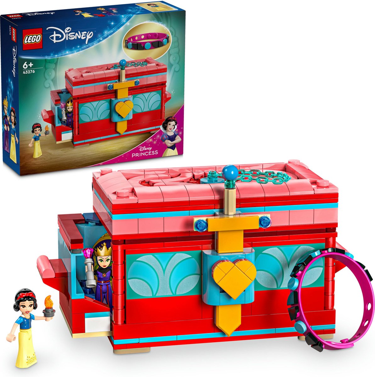 LEGO ǀ Disney Sneeuwwitjes sieradendoos bouwspeelgoed 43276