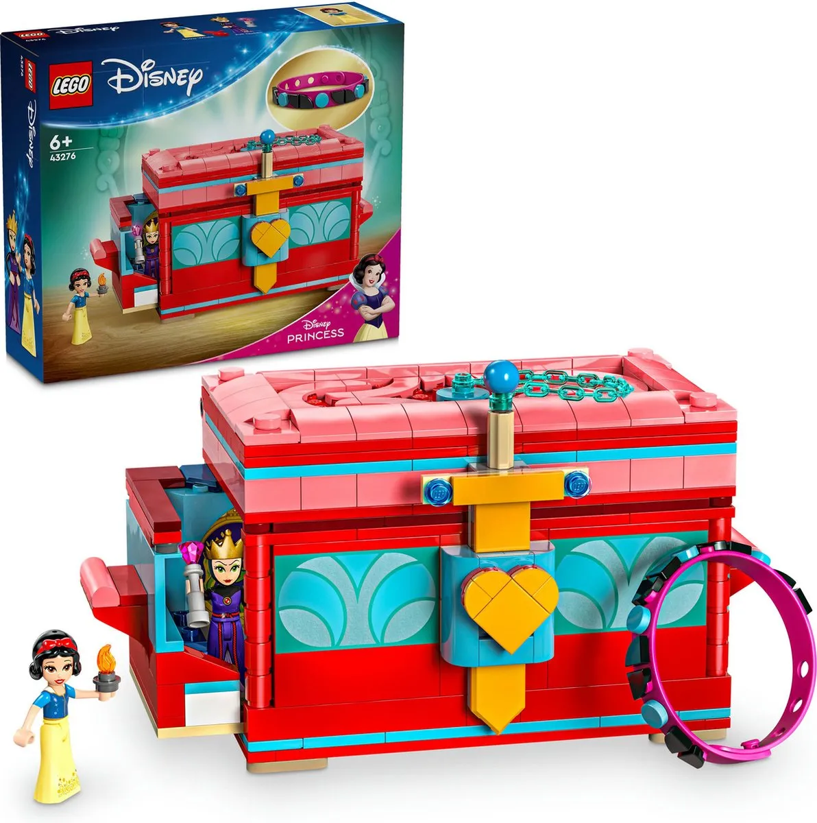 LEGO Disney Sneeuwwitje Sieradendoos 43276 - 358 Stukken - Blauw