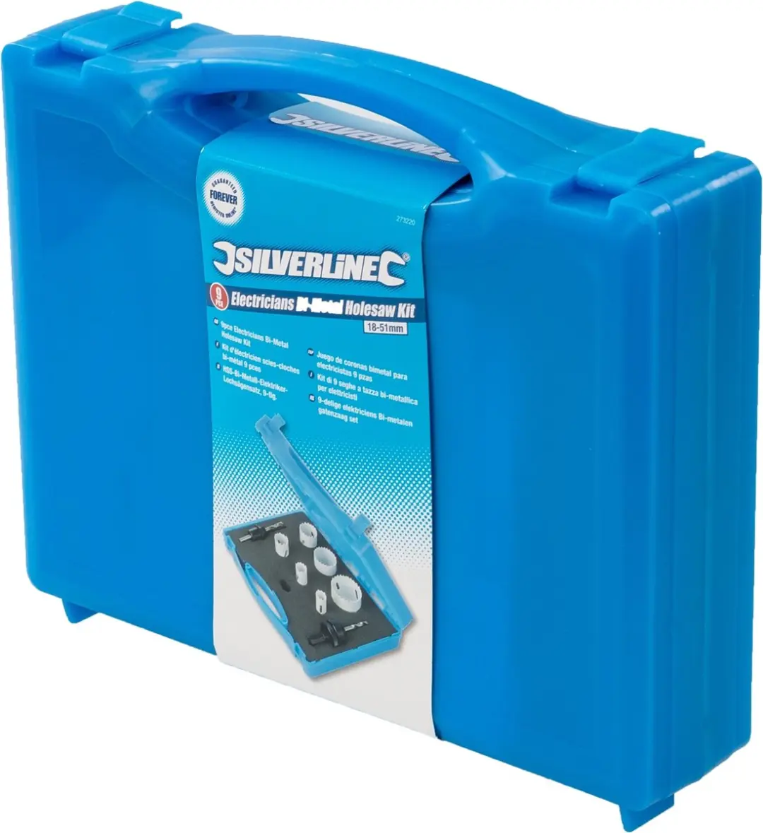 Silverline Bimetalen Gatenzaagset 18-51mm - 9-delig