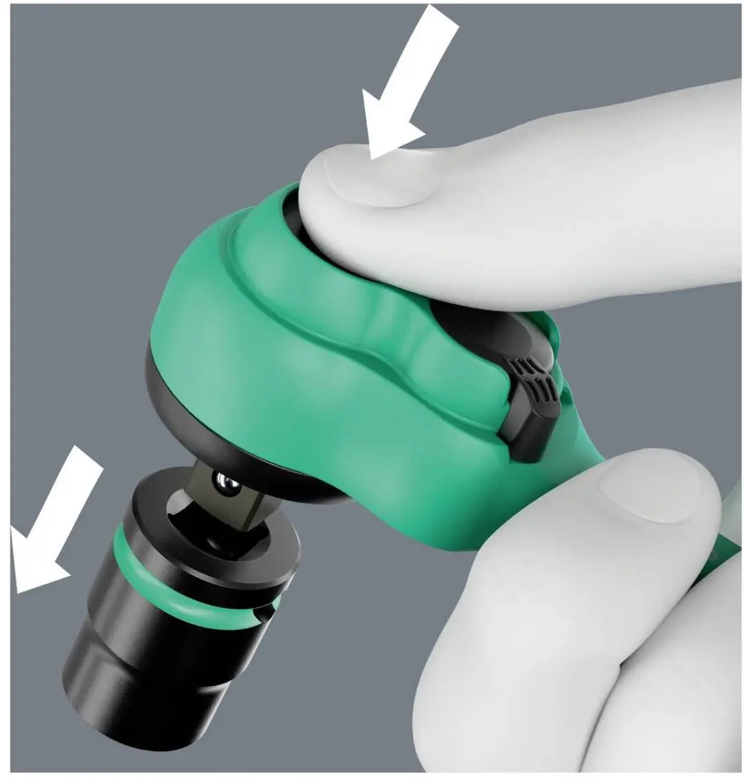 Wera 8010 A Zyklop Ratelsleutel 1/4" - 144 Tanden - Kleurloos