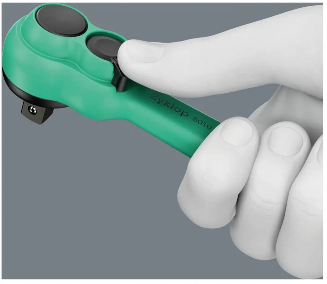 Wera 8010 A Zyklop Ratelsleutel 1/4" - 144 Tanden - Kleurloos