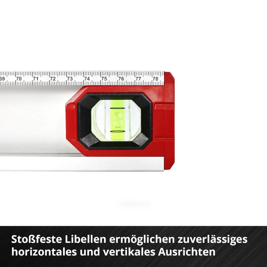 Einhell Waterpass 3-delig 40/60/100cm - 3 Libellen