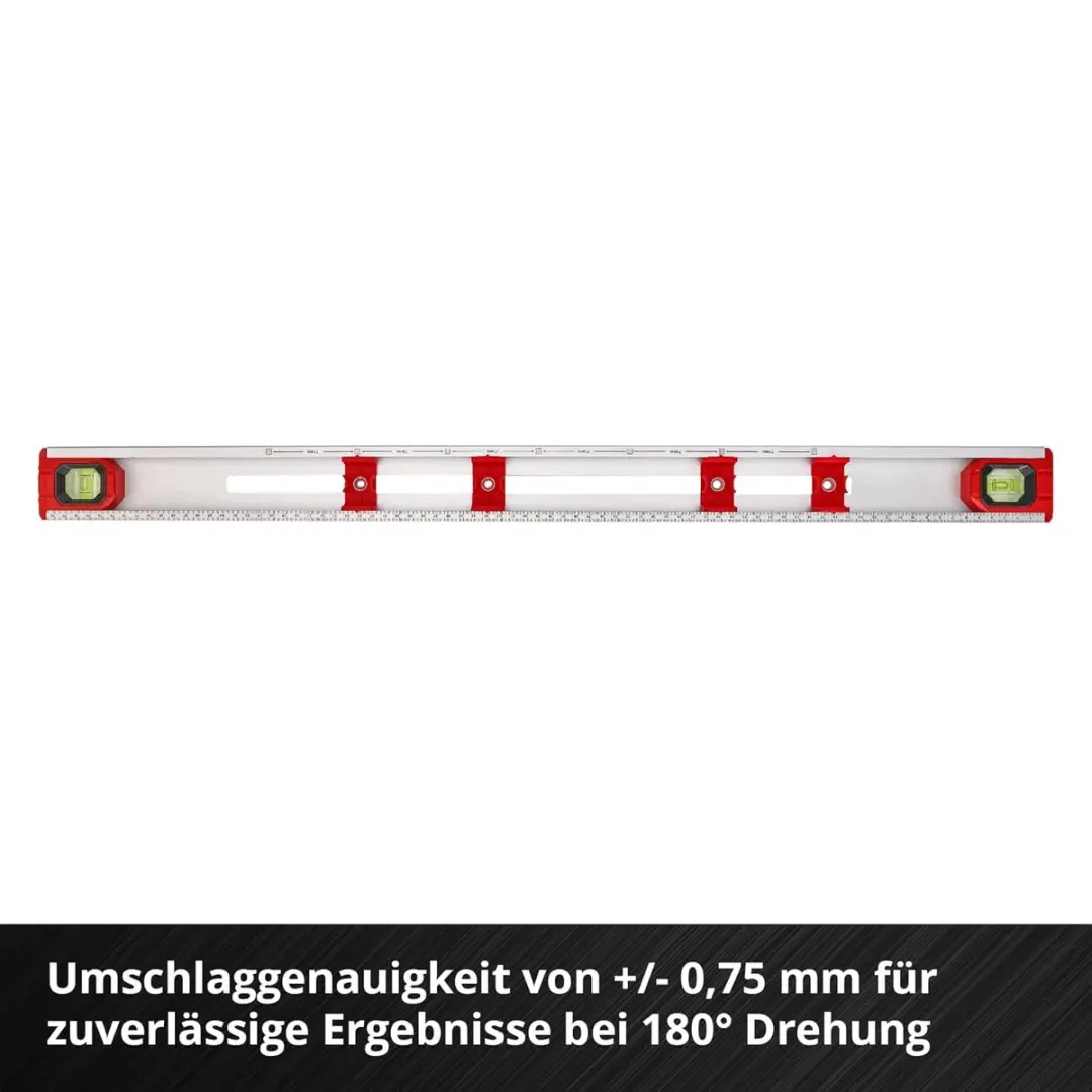 Einhell Waterpass 3-delig 40/60/100cm - 3 Libellen - afbeelding 6 van 6