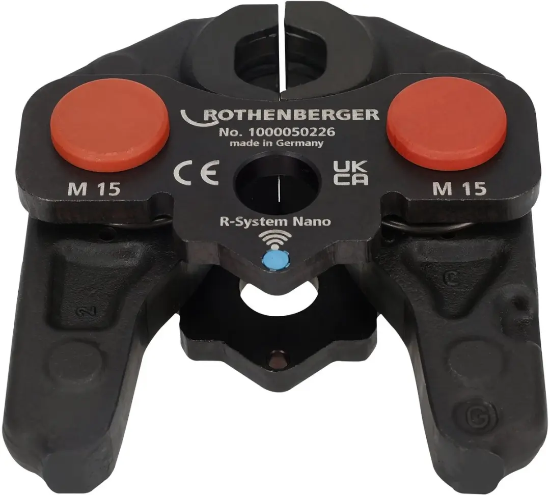 Rothenberger Romax Nano Ijaw Pressbacke M 15mm - 1000050226 - Rood/Zwart