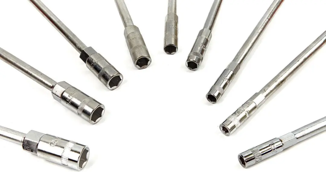 HBM Machines 9-delige T-greep dopsleutelset 14mm - Zwart