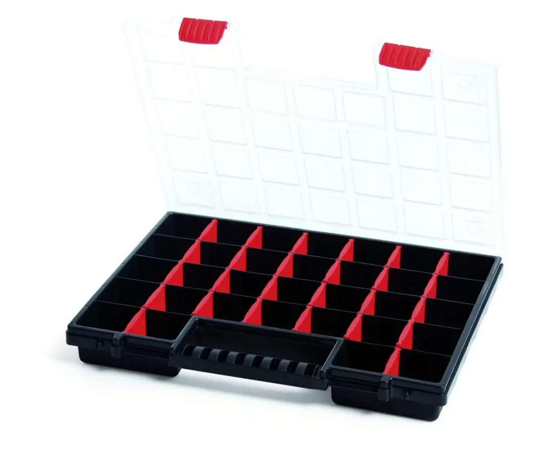 Prosperplast Opbergkoffer 399x303x50mm - 32 Stuks