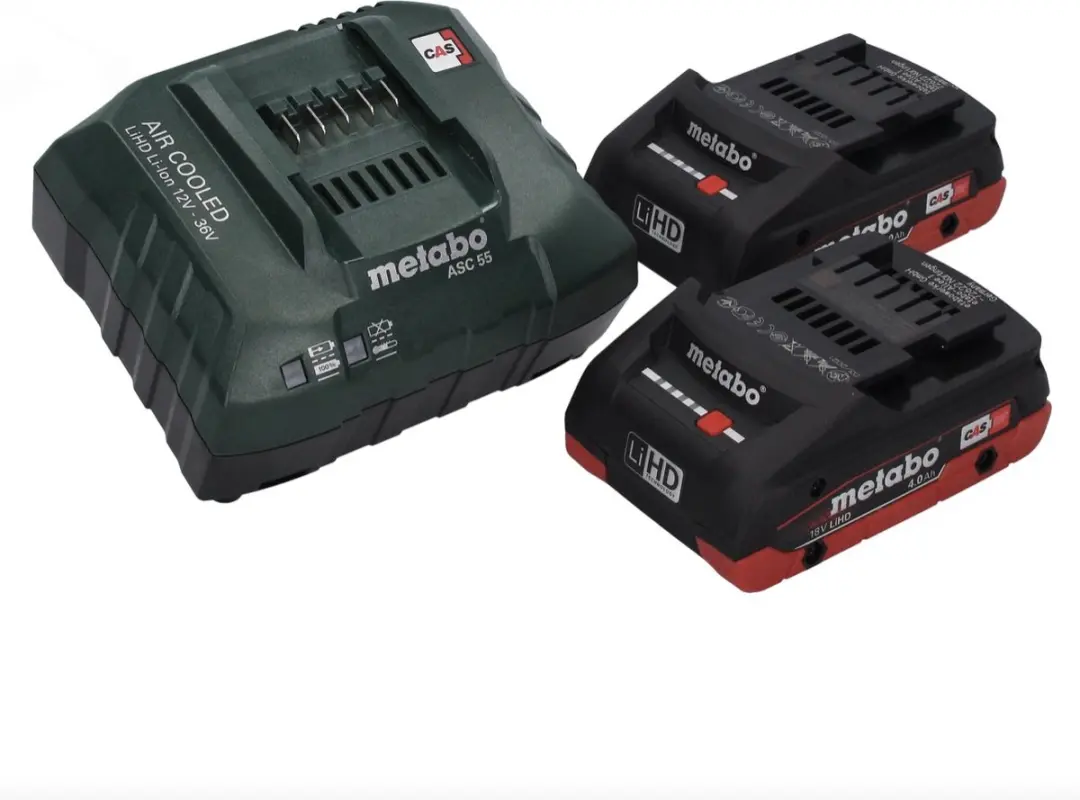 Metabo SSW 18 LT 300 BL Accu-slagschroevendraaier 300Nm - 2x 4,0Ah + Oplader + MetaBOX