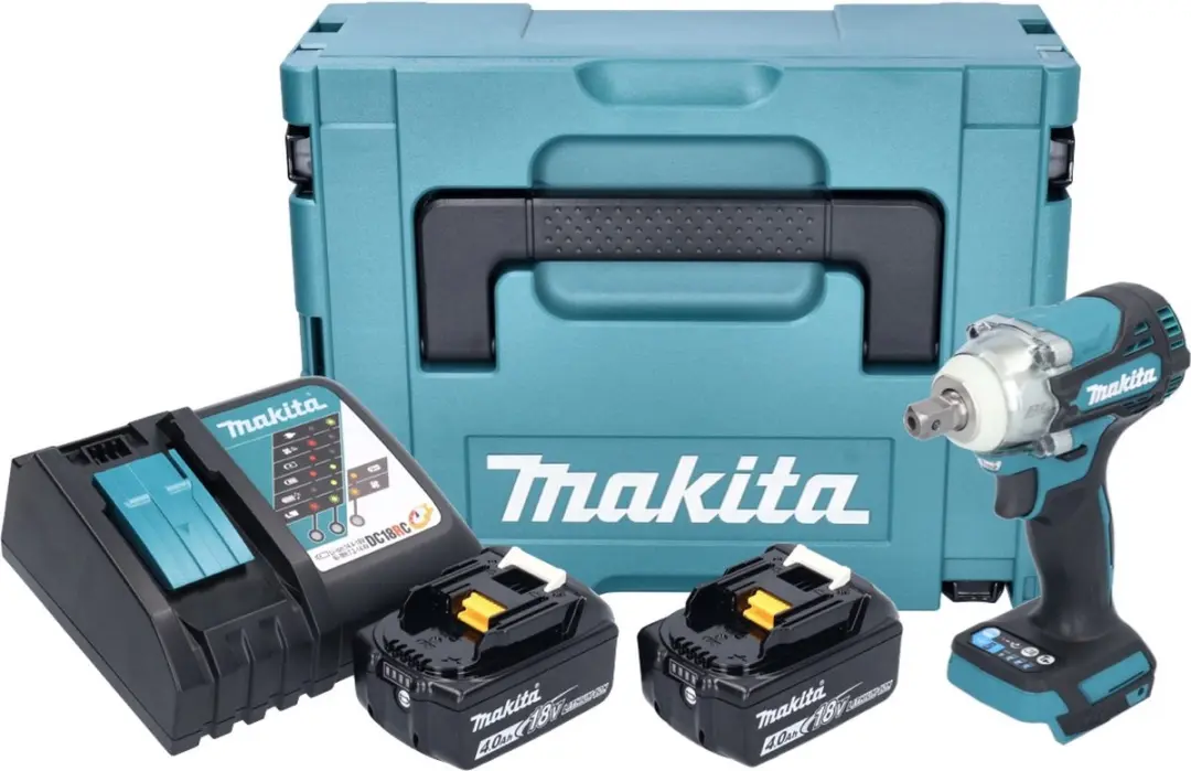 Makita DTW 301 RMJ Slagmoersleutel 18V 330Nm - 2x 4.0Ah accu + lader + Makpac