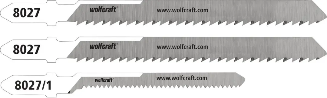 Wolfcraft Decoupeerzaagbladen Acrylglas 3-delig