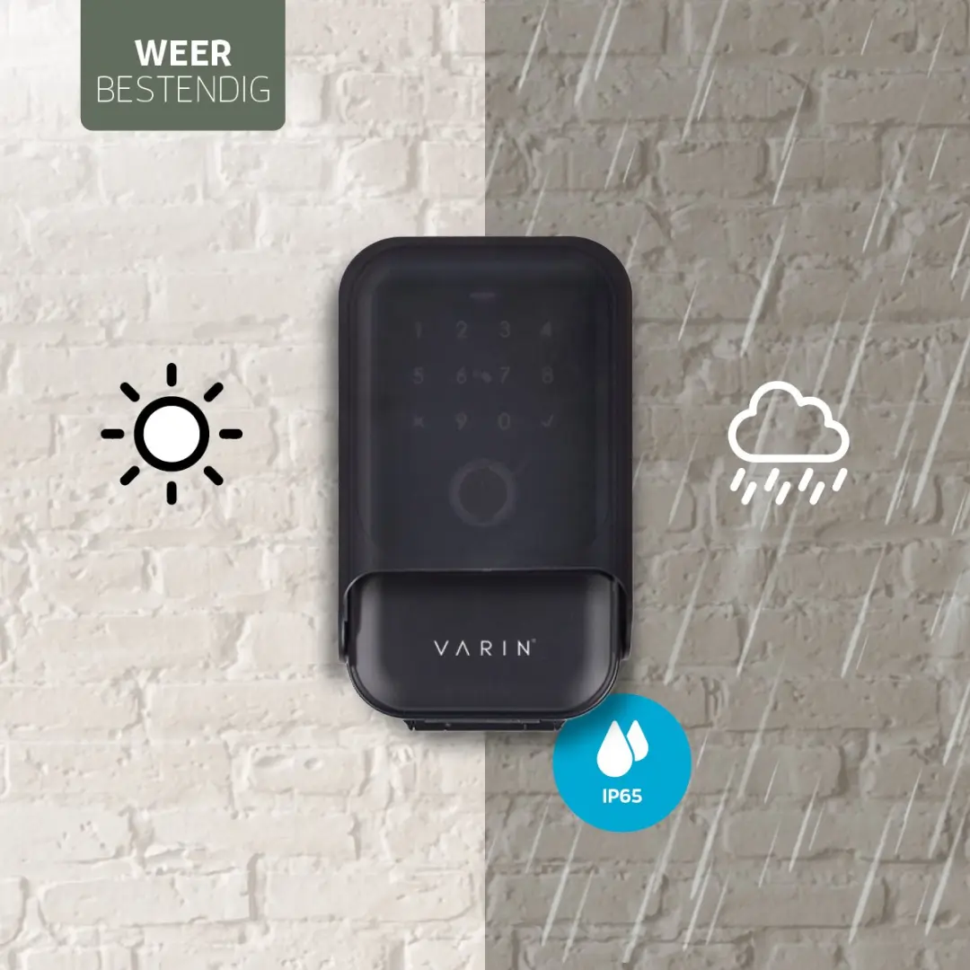Varin Smart Sleutelkluis VA-F001 - Touchscreen & Bluetooth Gateway - Zwart