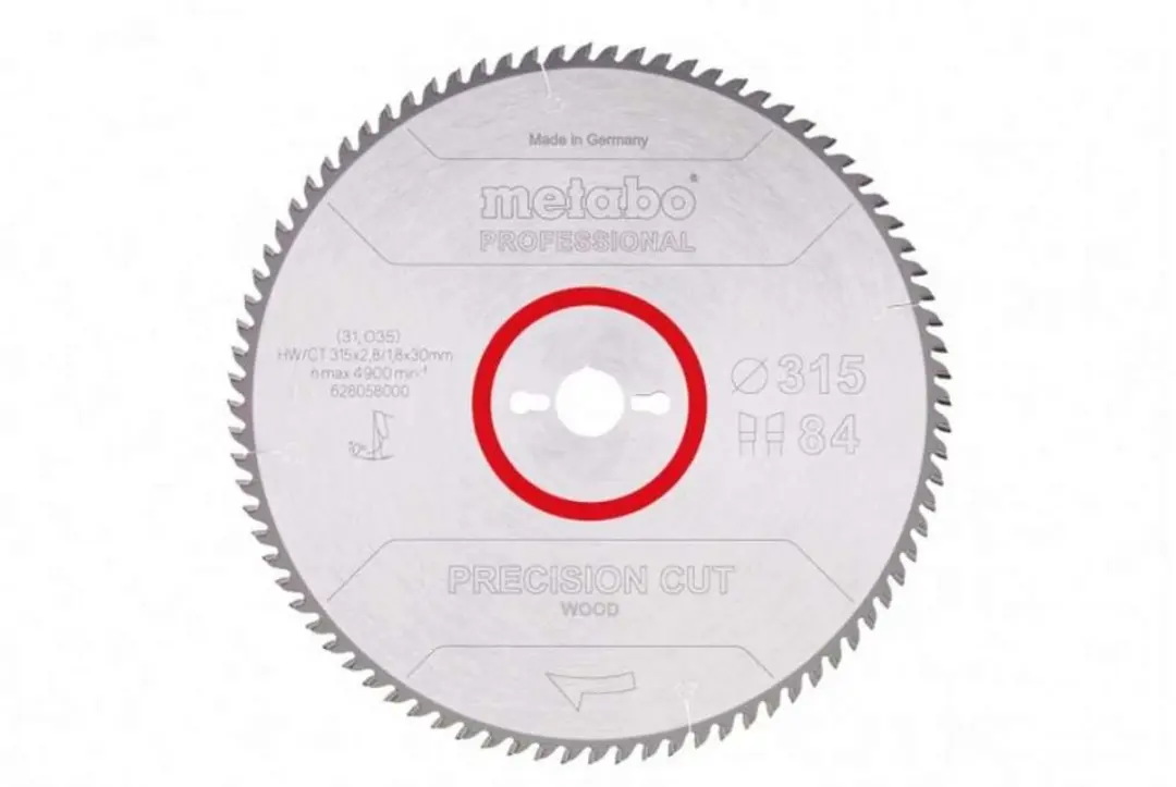 Metabo Cirkelzaagblad HW/CT 315x30mm 84 tands WZ