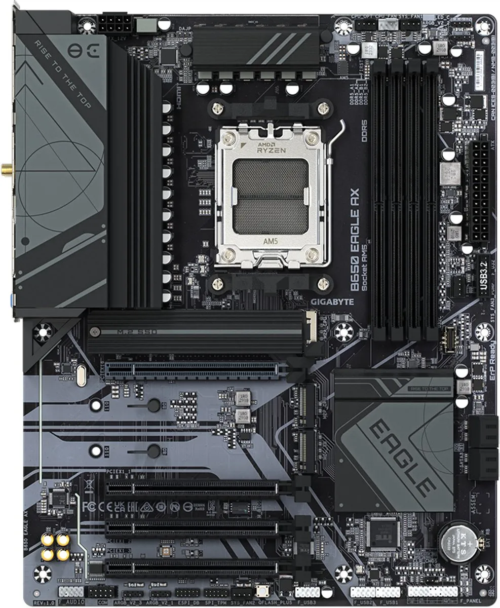 Gigabyte B650 EAGLE AX Moederbord - ATX - AMD B650 - afbeelding 6 van 6