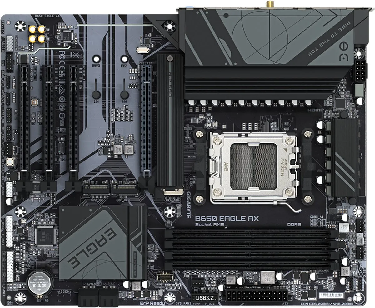 Gigabyte B650 EAGLE AX Moederbord - ATX - AMD B650