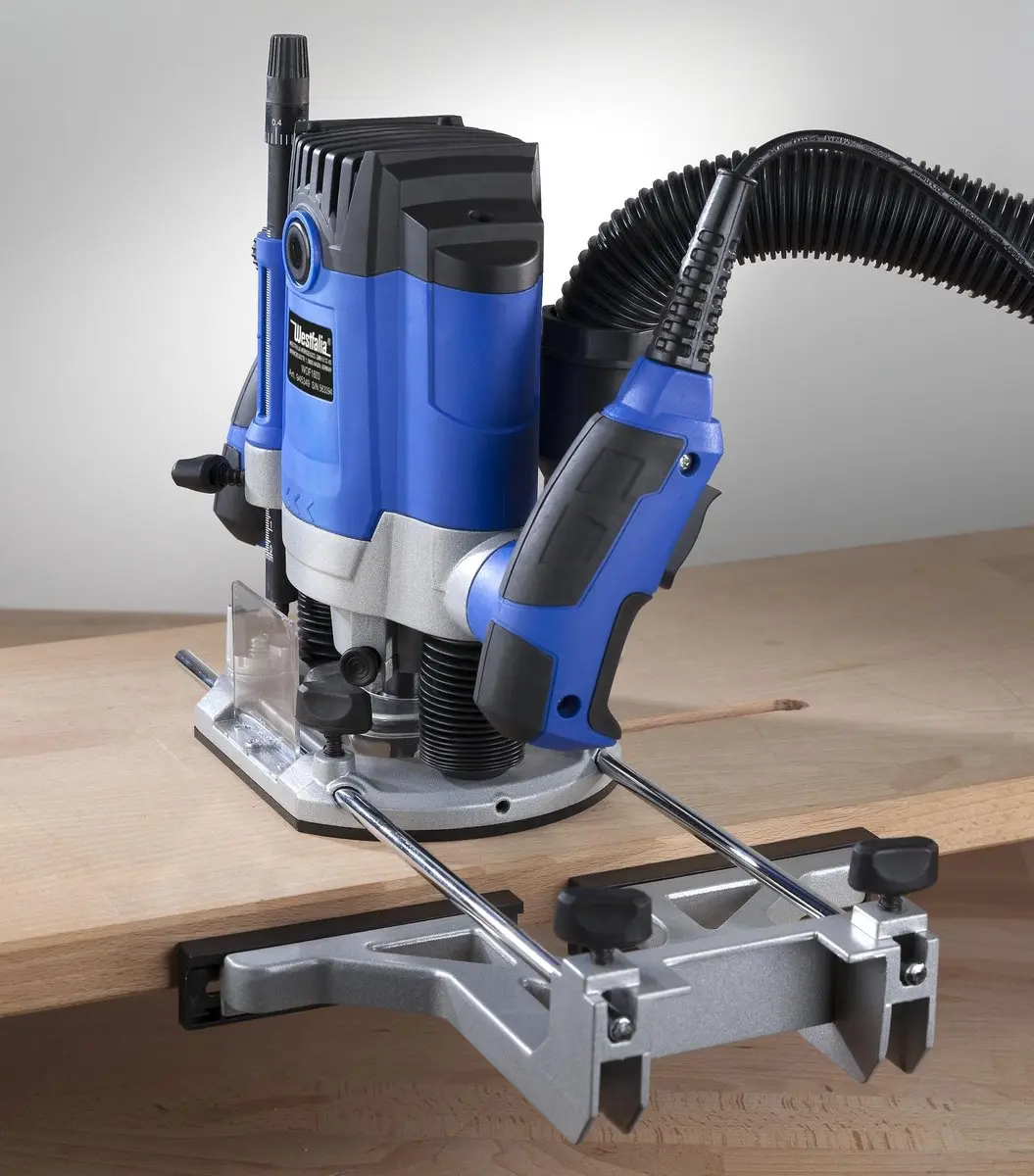Westfalia WOF1600 Router Bovenfrees 1600W - Blauw/Zwart - afbeelding 6 van 6