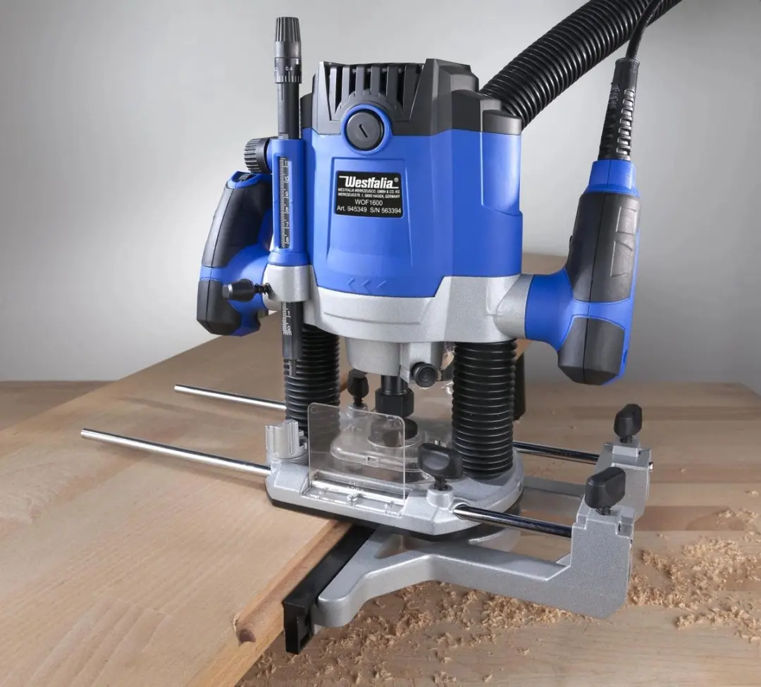 Westfalia WOF1600 Router Bovenfrees 1600W - Blauw/Zwart
