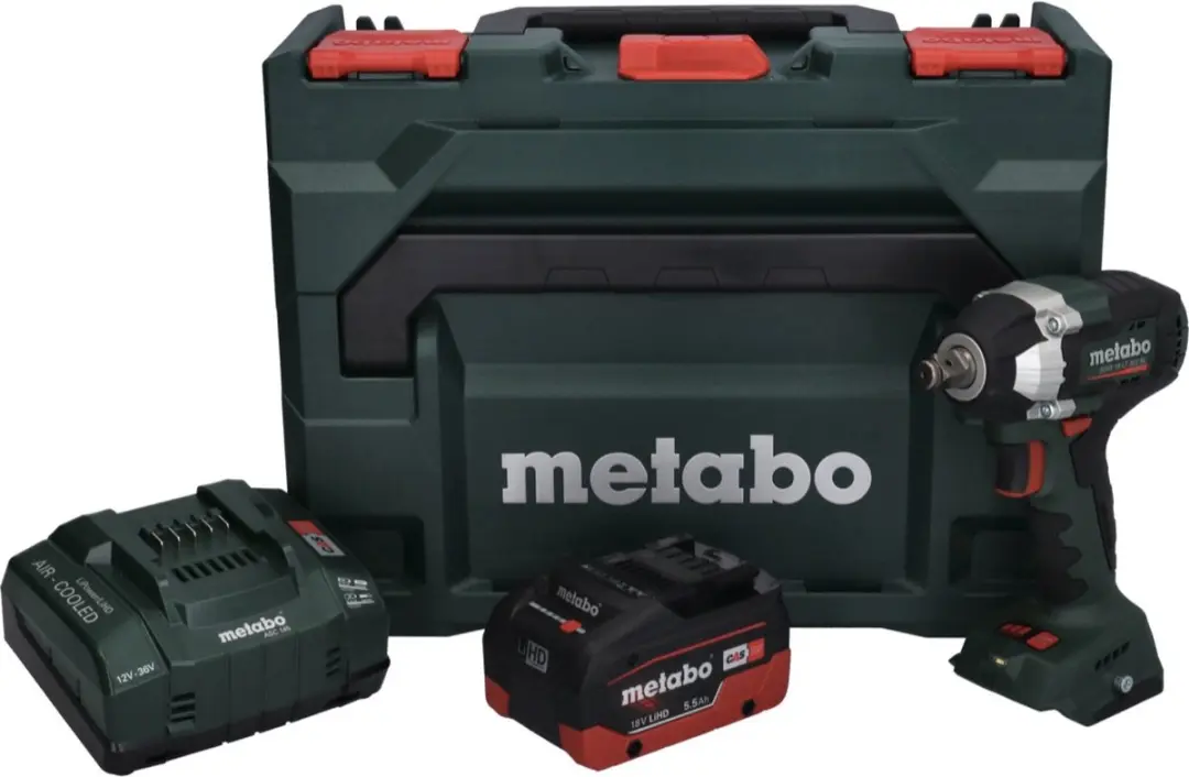 Metabo SSW 18 LT 300 BL Slagmoersleutel 18V 300Nm - met accu 5,5Ah & lader