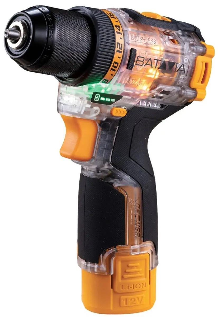 Batavia Fusion Drill 7065015 12V Accuboormachine - 2000mAh - 25mm Hout - afbeelding 6 van 6