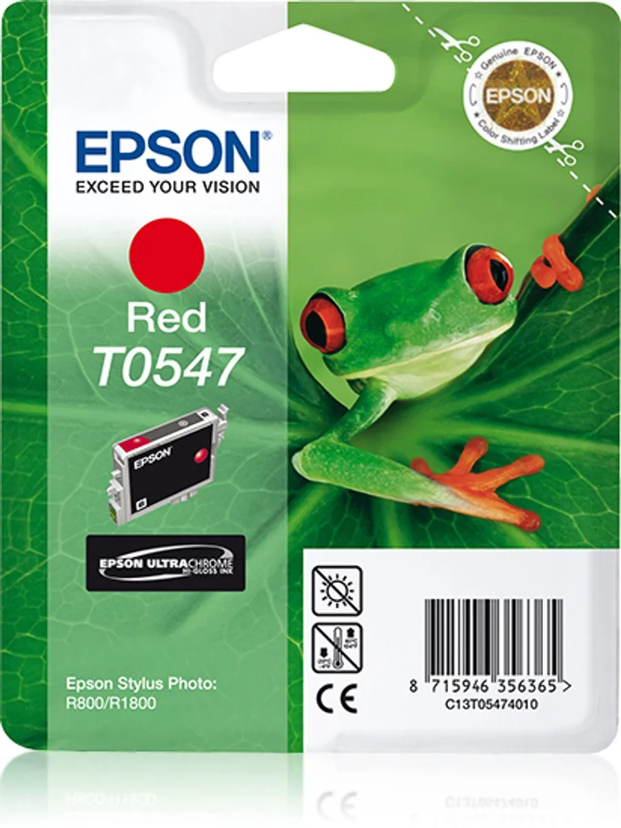Epson T0547 Inktcartridge - Rood