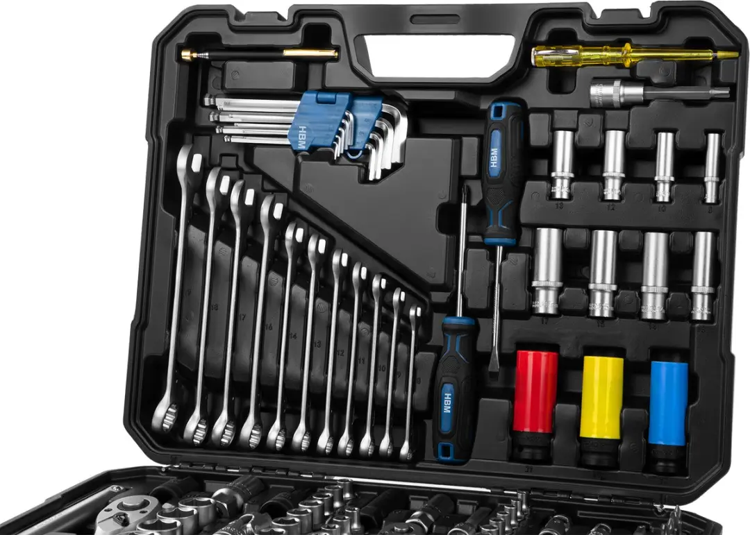 HBM 128-delige DoppenSet 1/4"