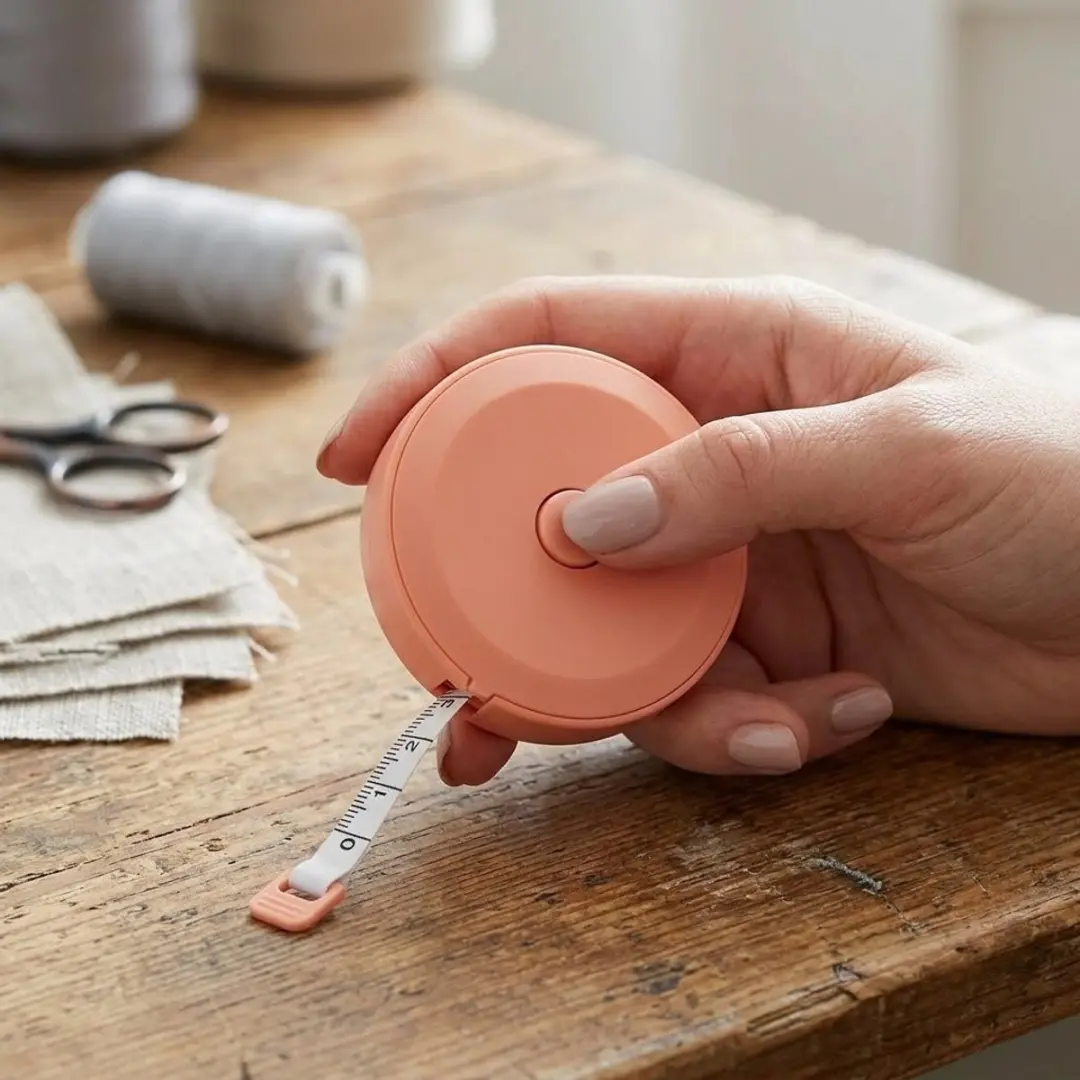 Nuvex Roze Wit Meetlint - 3m Compact