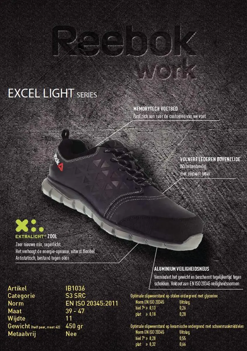 Reebok 1036 S3 Werkschoen - 41