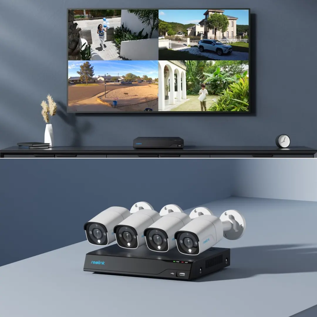 Reolink NVS8-12MB4 NVR - 12MP PoE Wit - 4 Stuks