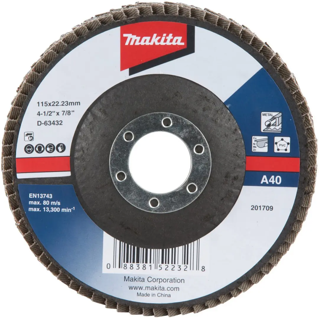 Makita Fächerschleifscheibe 115mm A60 D-63448