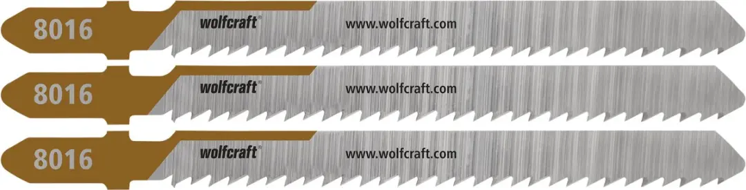 Wolfcraft Decoupeerzaagbladen Hardhout 3 Stuks