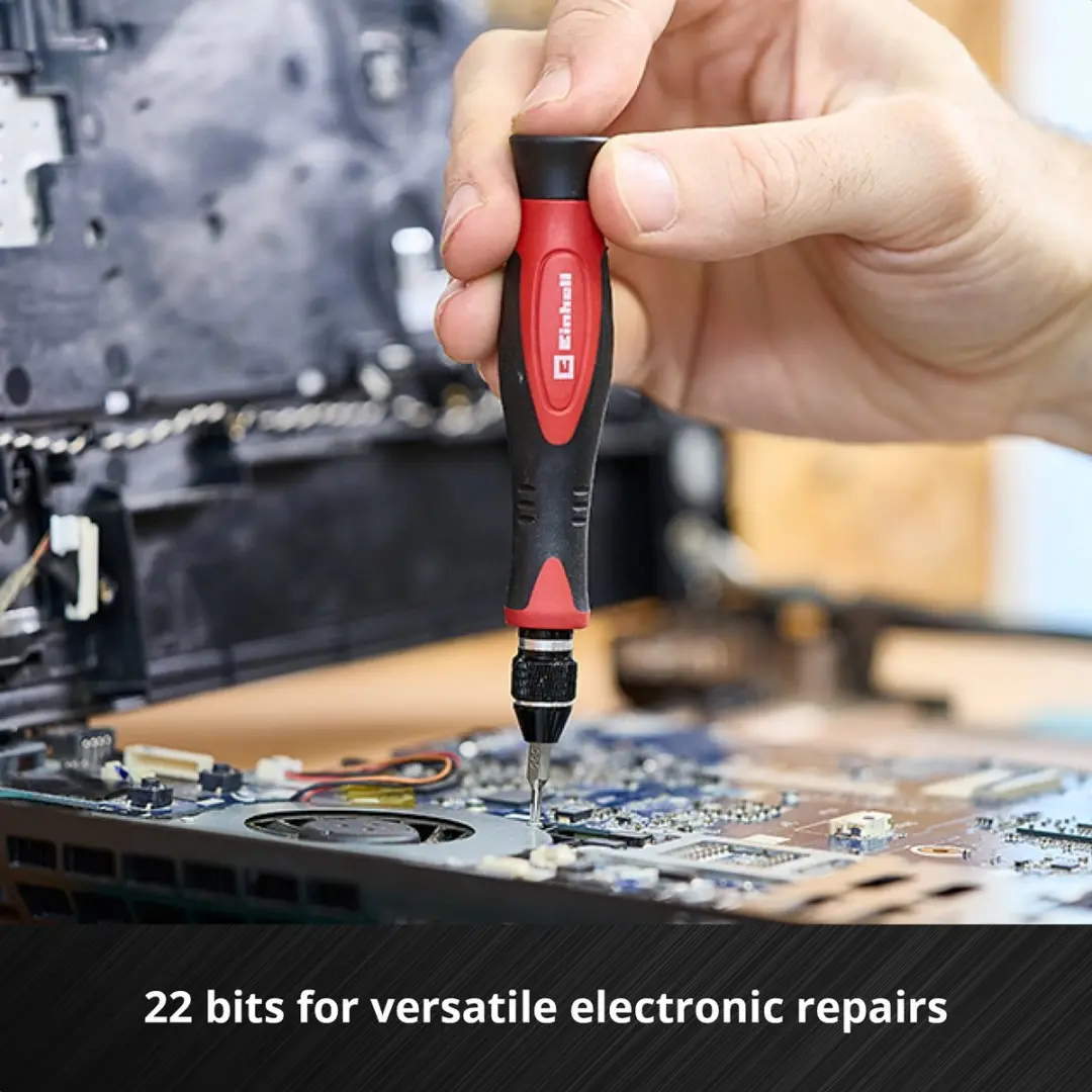 Einhell Hobby E-Case 153-delig Gereedschapset - Rood/Zwart