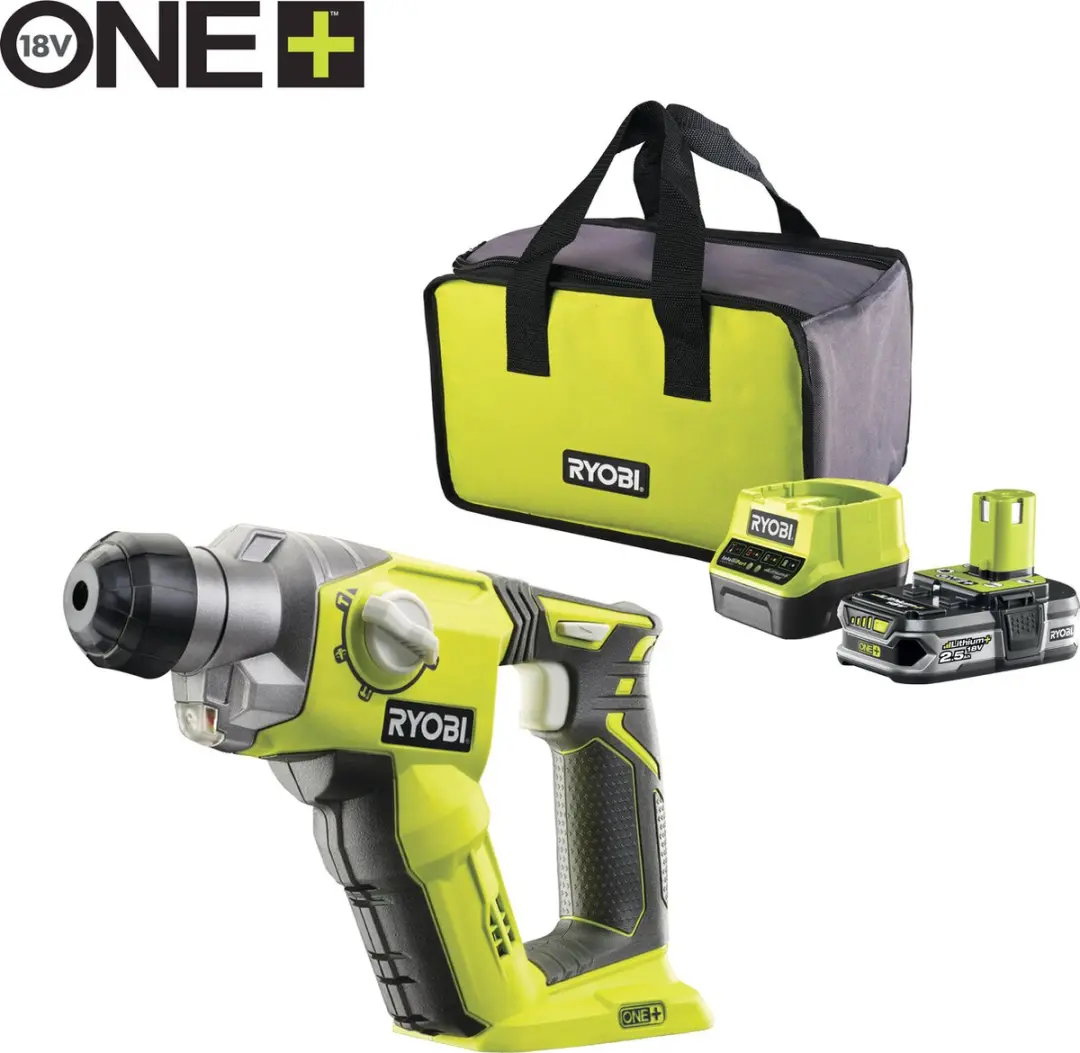 Ryobi ONE+ R18SDS-125S Boorhamer - 18V SDS+ - 16mm - afbeelding 6 van 6