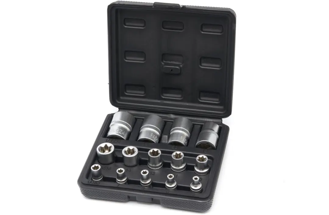 HBM 14-delige 1/2" ChromeVanadium Inbusset H4-H19