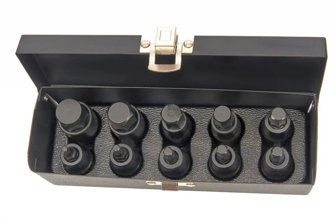 HBM 14-delige 1/2" ChromeVanadium Inbusset H4-H19 - Inclusief koffer