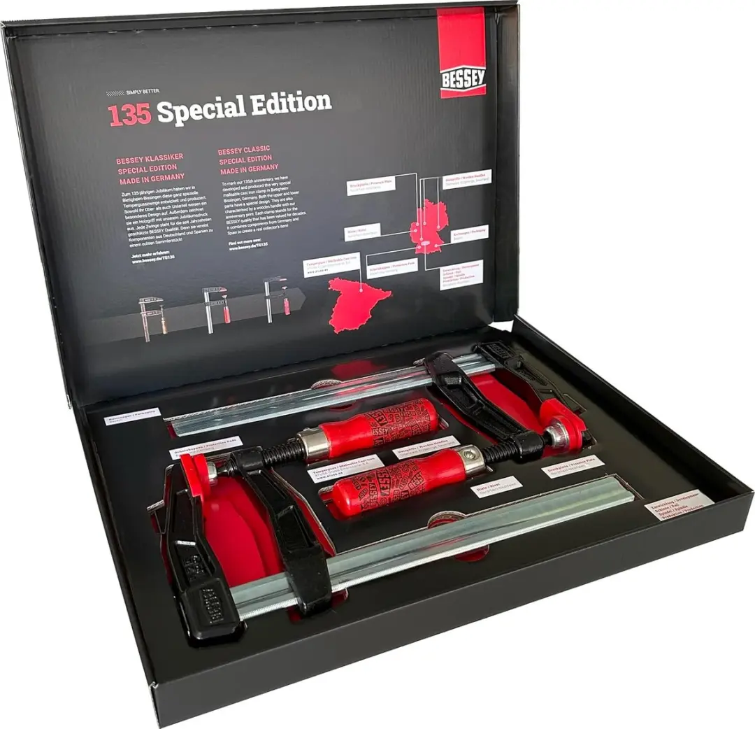 Bessey TGA25SET-135 Schroefklemmen - 2x 250mm
