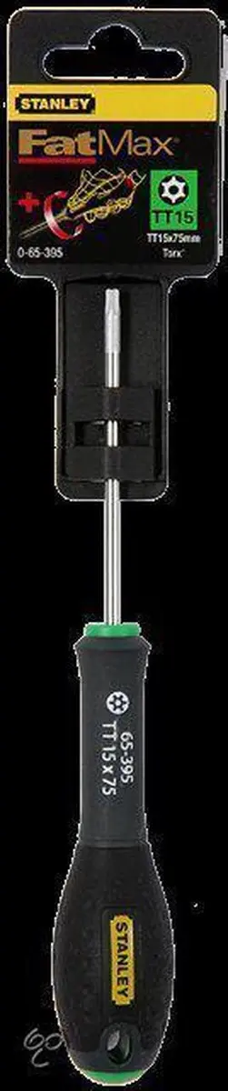 Stanley FatMax Torx TT15 Schroevendraaier 75mm - Geel
