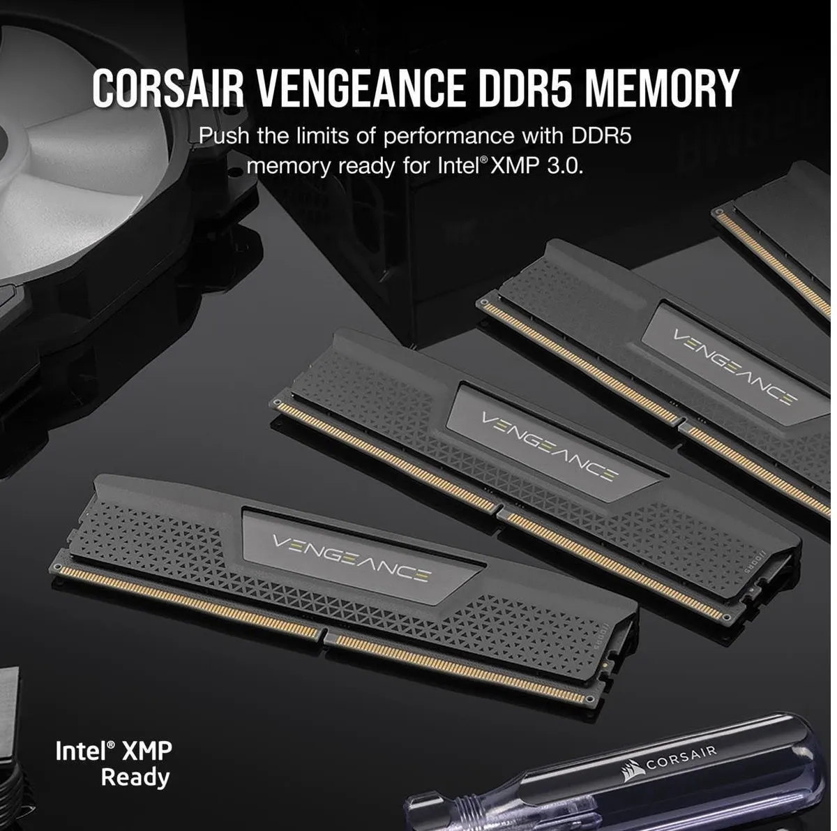 Corsair Vengeance DDR5-6000 32GB CL38 - AMD EXPO & Intel XMP - Grijs