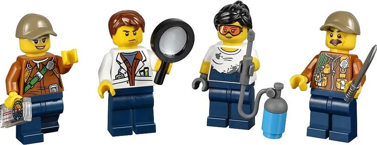 LEGO City Jungle Minifiguren 5004940 - 4 Stuks - Multikleur - afbeelding 2 van 2