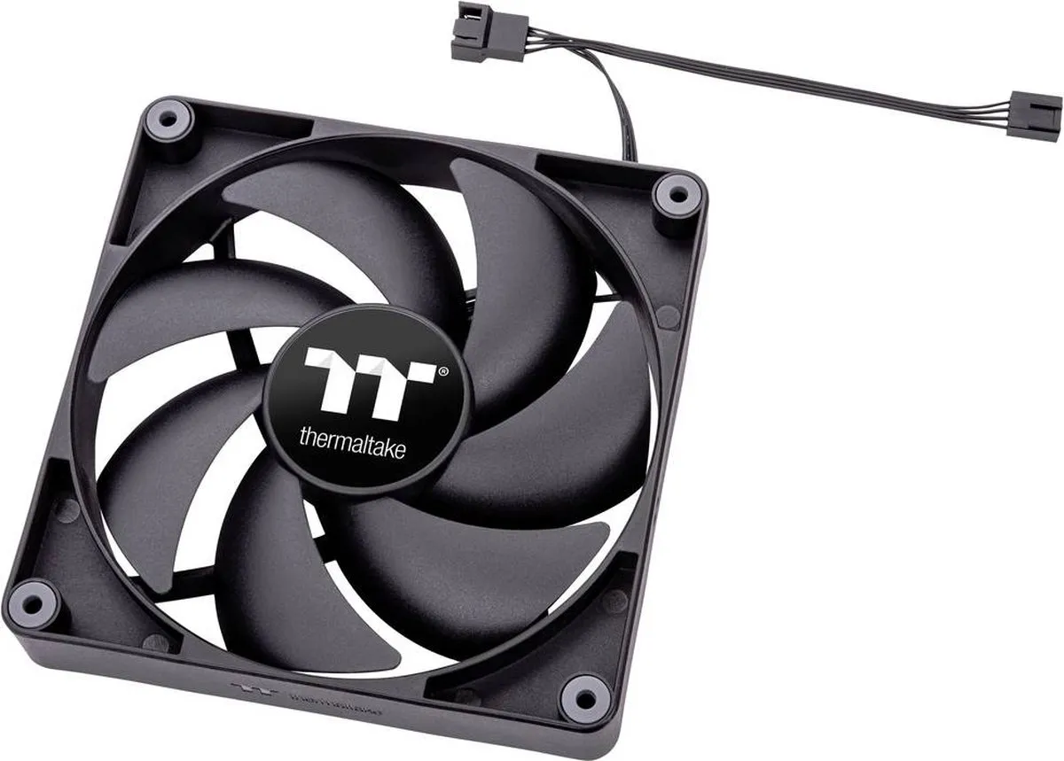 Thermaltake CL-F148-PL14BL-A PC-Ventilator 140mm - Zwart