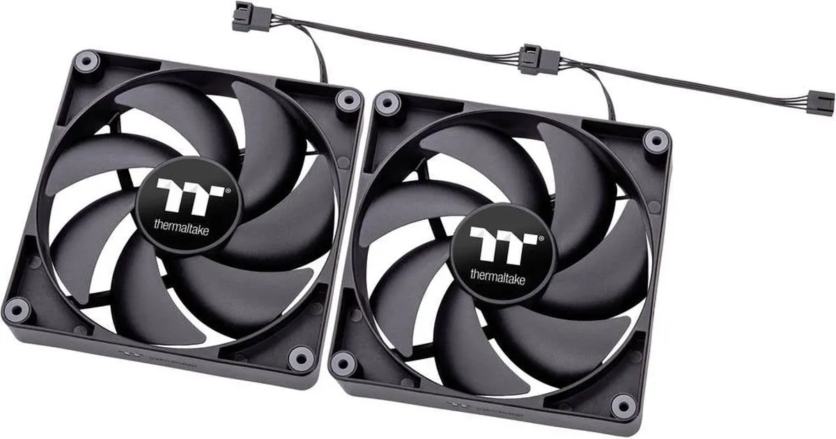 Thermaltake CL-F148-PL14BL-A PC-Ventilator 140mm - Zwart