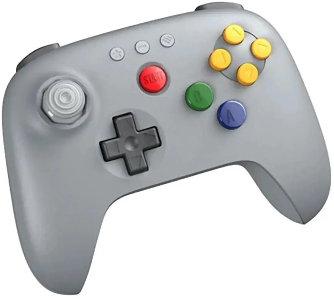 8Bitdo 64 PC Gamepad - Zilver
