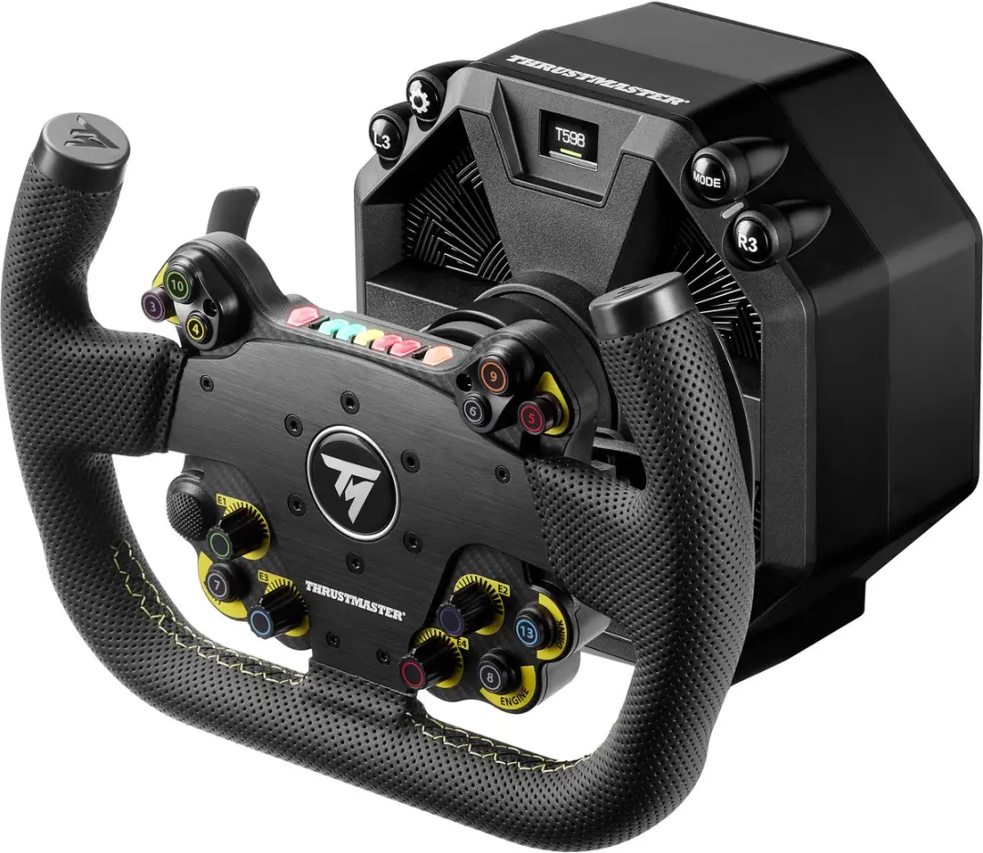 Thrustmaster T598 Servo Base EVO Racing 31U Leather Raceline Pedals III LC Sim Racing Set