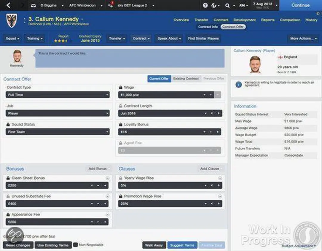 Sega Football Manager 2014