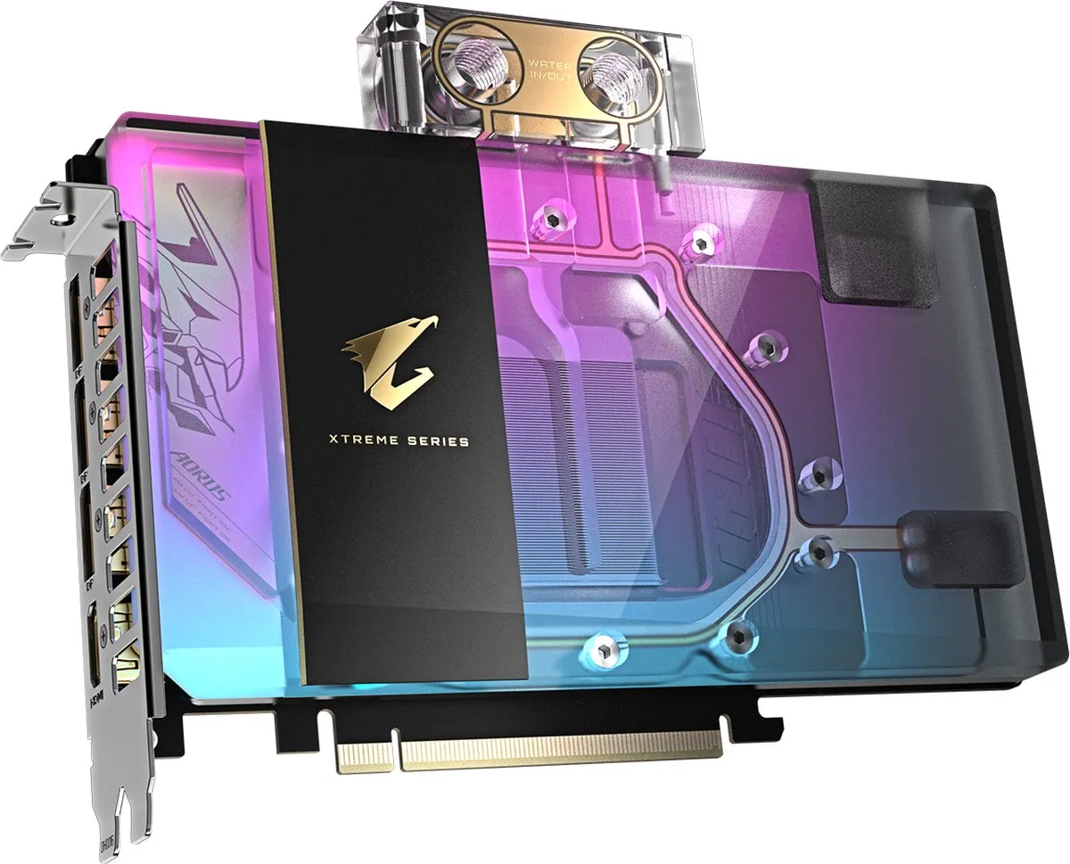 Gigabyte GeForce RTX 5080 AORUS XTREME WB 16G Videokaart - 16GB GDDR7 - Zwart