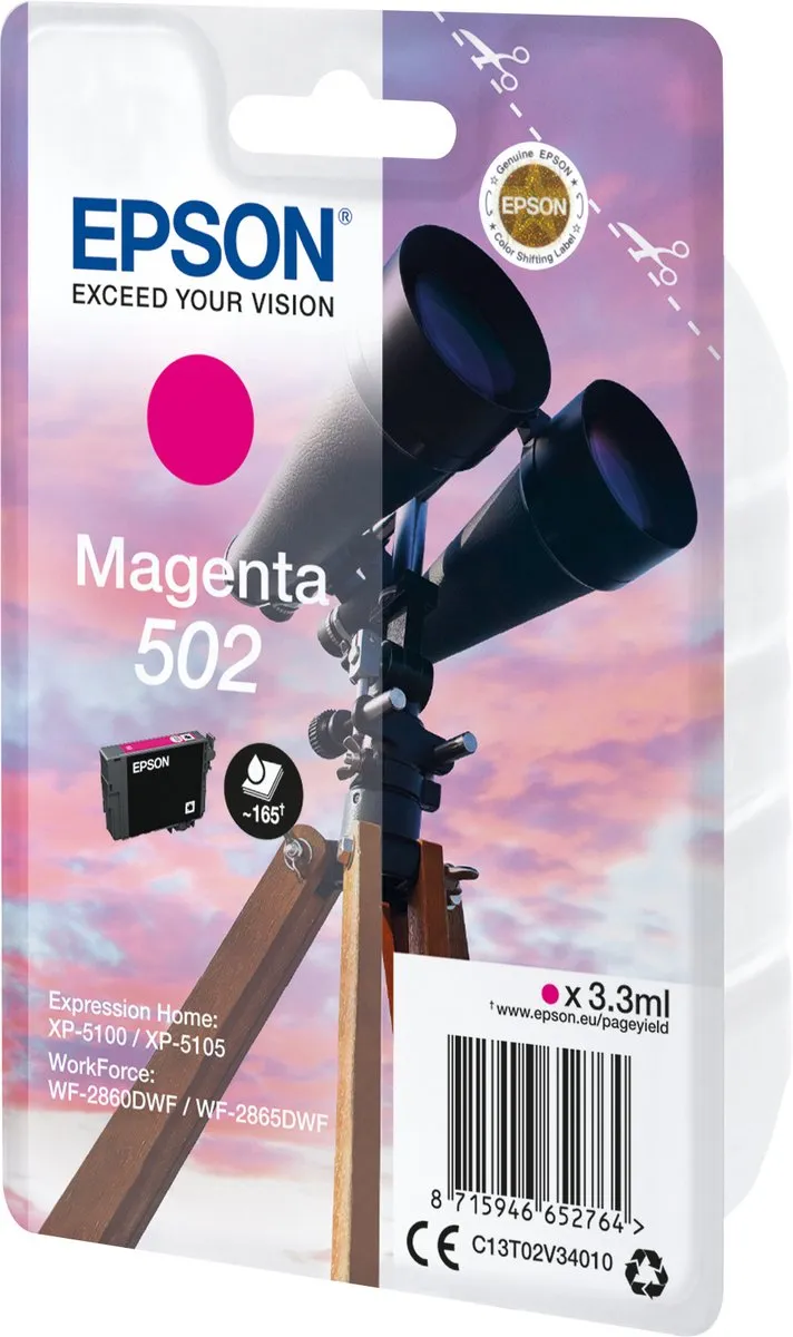 Epson C13T02V34010 Inktcartridge Magenta - 700 pagina's