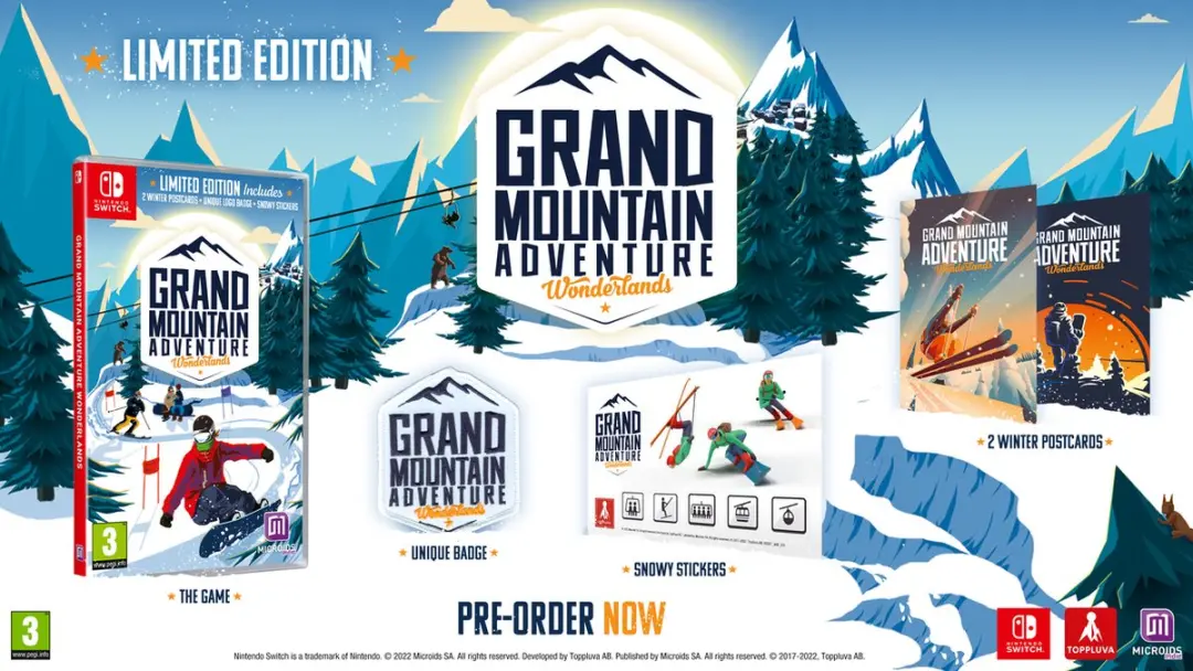 Mindscape Grand Mountain Adventure Wonderlands Limited Edition - Switch