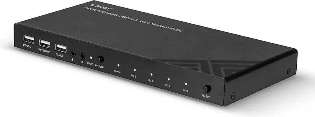 Lindy 32810 KVM Switch - 4x USB 2.0