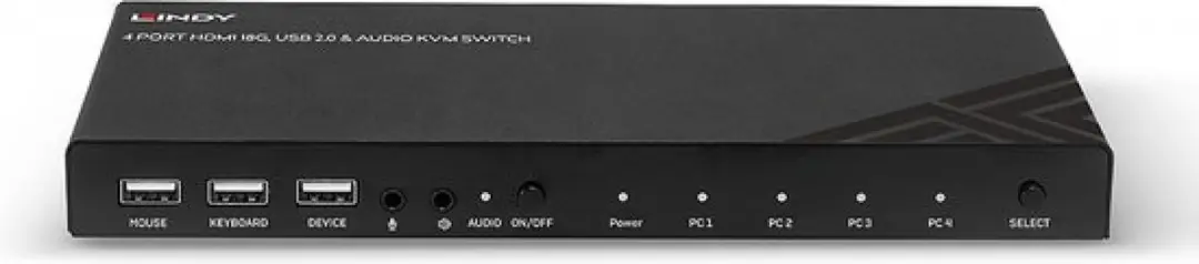 Lindy 32810 KVM Switch - 4x USB 2.0