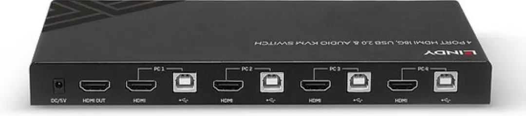 Lindy 32810 KVM Switch - 4x USB 2.0