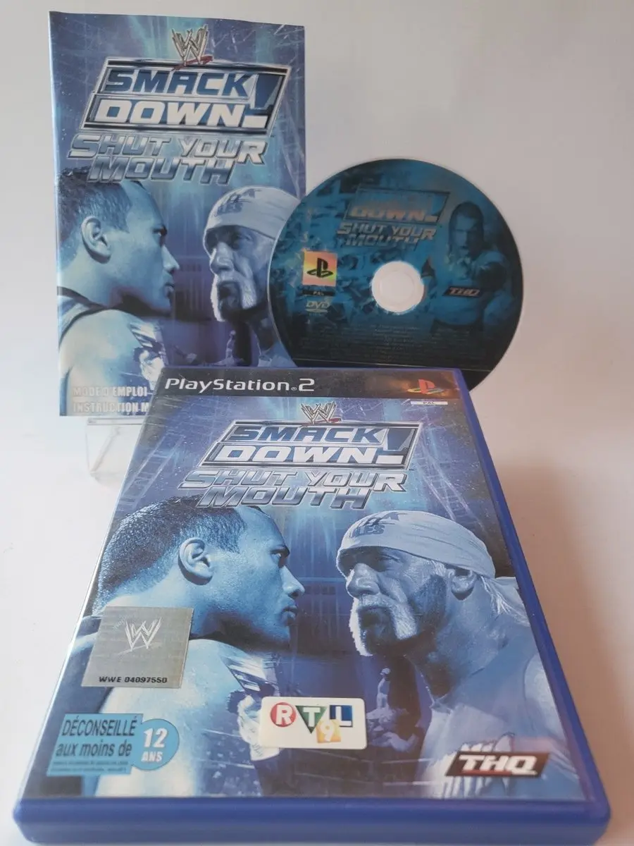 Sony Smackdown Shut Your Mouth PS2 - 6 Spelers
